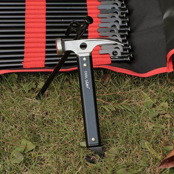 
Ultra-small outdoor aluminum alloy mini hammer ultra-light hammer camping portable tent hammer camping hammer claw hammer pick