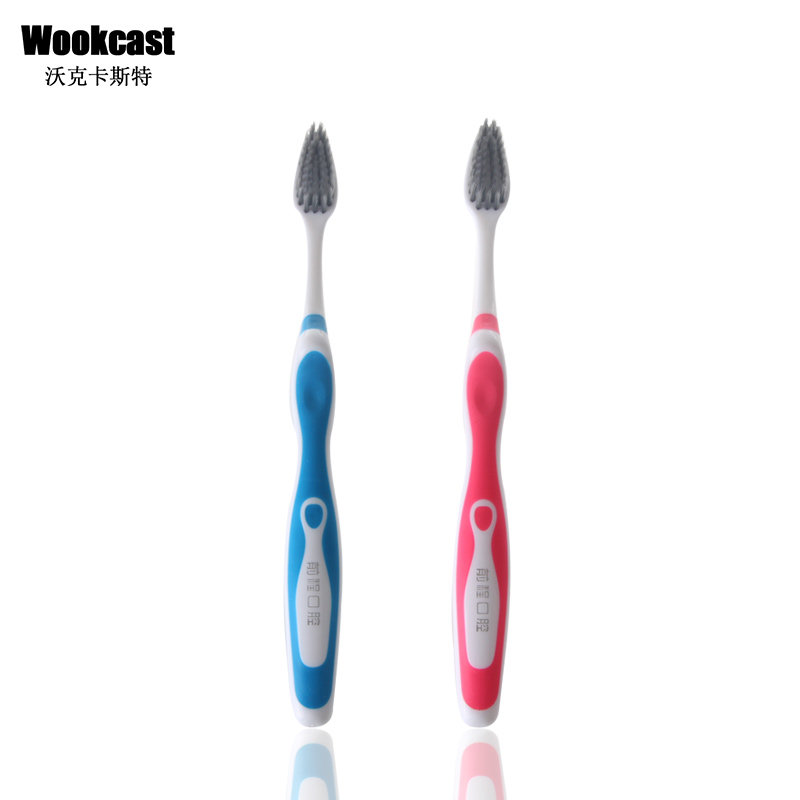 새로운 대나무 숯 부드러운 강모 치아 가드 치과 병원 칫솔 맞춤형 치과 진료소 무료 디자인 카드 상자 포장-