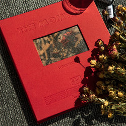 Qingheji Flash Moment Wedding Photo Album Commemorative Book High-Quality Self-Adhesive Laminated Photo Album High-End Photo Collection