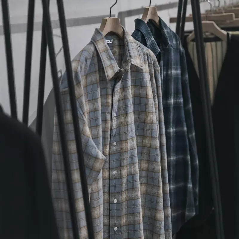 AURALEE 25AW AIRY WOOL CHECK SHIRT 5 25AW】AURALEE AIRY WOOL CHECK