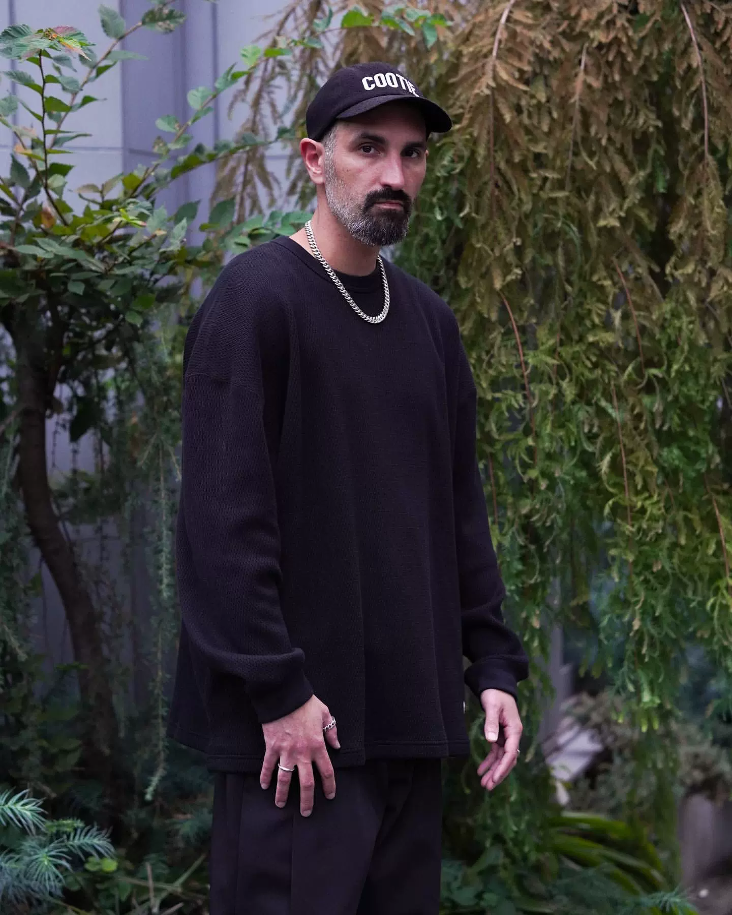 COOTIE HEAVY OZ HONEYCOMB L/S TEE 23AW 纯棉重磅宽松长袖T恤-Taobao