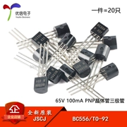 Hàng Chính Hãng BC556 TO-92 65V 100mA PNP Transistor Triode (20 Cái)