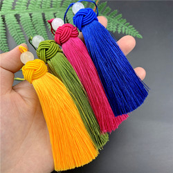 Handmade DIY Jewelry Accessories Short Chubby Pineapple Hat Tassel Jade Bead Fringe Gift Box Hanging Fringe Curtain Decoration Car Bag Pendant