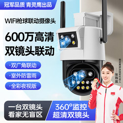 Little Eagle Wireless Surveillance Camera for Home Remote Mobile Monitoring, Outdoor 360-Degree Panoramic Night Vision High-Definition