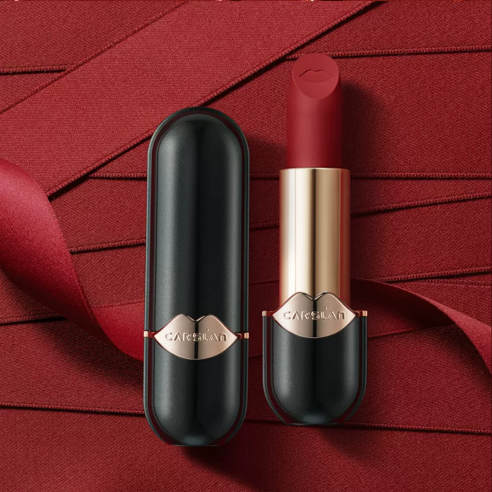 口红卡姿兰 正品 品牌持久保湿不易脱色全新雾小黑管丝绒哑光唇膏