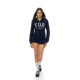 FDR official store American retro logo printed zipper sweatshirt for women in spring and autumn slim top cardigan jacket