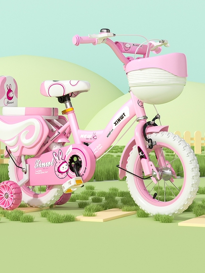素晴らしい JINHH子供用自転車、子供用自転車2-4-6歳の男の子と女の子の 自転車本体