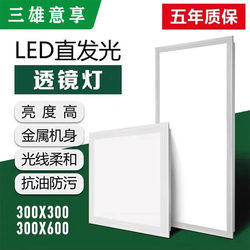 Integrated Ceiling Led Light, Kitchen and Bathroom Light, Aluminum Panel Embedded 30X30X60X300X600 Flat Panel Light
