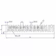 Nhôm hồ sơ công suất cao tản nhiệt 150*82*15MM gãy khe cắm khuếch đại công suất tản nhiệt bán dẫn lạnh vây tản nhiệt nước có màn hình Linh kiện tản nhiệt