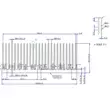 Nhôm tản nhiệt hồ sơ 120*47MM công suất cao tản nhiệt tấm nhôm card đồ họa mịn răng tản nhiệt định tuyến tản nhiệt quạt tản nhiệt card màn hình Linh kiện tản nhiệt