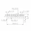 Nhôm tản nhiệt hồ sơ 28*28*8mm IC điện tử CPU chip PCB board nhôm dẫn nhiệt định tuyến tản nhiệt 