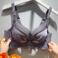 Special Promotion Modal Mulberry Silk Non-Slip Ab Cup Thickened 3cm Small Flat Chest Push-Up Skin-Friendly Cotton 2068