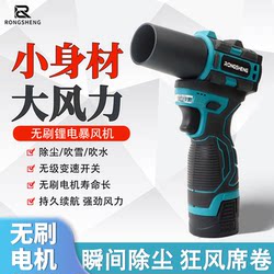 Brushless Violent Fan Ducted Turbine Blower Dust Removal Water Blowing Lithium Battery High Wind Power Blower Fan