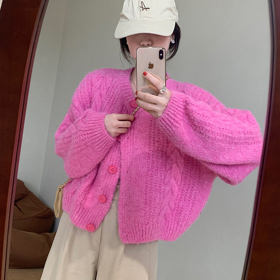 
Lazy and casual soft sweater breathable 2026 spring new style comfortable women's natural loose knitted sweater top