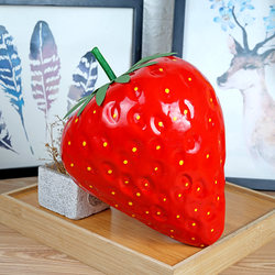Simulated Fruits and Vegetables, Large Strawberries, Fake Strawberries, Cabinet Store Decoration, Children's Photography Props, Performance Props