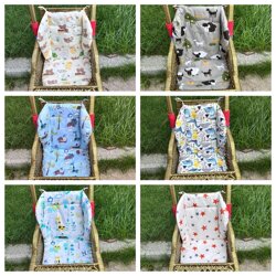 Bamboo and rattan stroller, cotton pad, baby artifact cushion, baby safety seat, stroller mat, four-season warm universal model