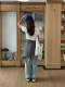 Side cm Korean retro plaid hem skirt curtain for women in spring and summer irregular buttons layered with plaid ass curtain skirt