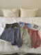 Side cm Korean retro plaid hem skirt curtain for women in spring and summer irregular buttons layered with plaid ass curtain skirt