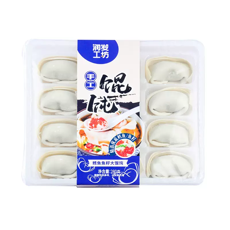 鱈魚魚卵大餛飩280g 盒 生 潤髮工坊 Taobao