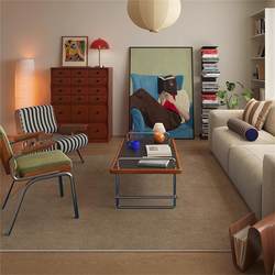 Solid Color Living Room Carpet, Light Luxury and High-End Feel, Sofa Coffee Table Rug, Bedroom Bedside and Footboard Mat, Washable, Wipeable and Stain-Resistant