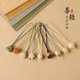 Ancient style bodhi root small beads tassel bookmark pendant fan hanging accessories handmade DIY ancient style gift hanger rope