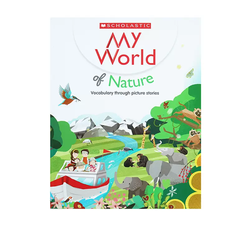 英文原版my World Of Nature 学乐我的英文词汇世界儿童词汇学习关键词scholastic小学英语启蒙教辅附答案