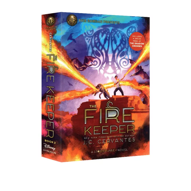 英文原版the Fire Keeper 玛雅神话故事2 波西杰克逊书系percy Jackson 奇幻魔幻小说青少年英语提升阅读读物
