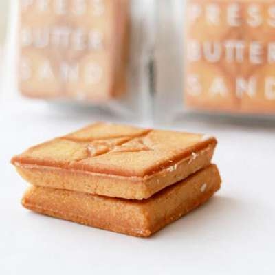 【网红产品】日本 ins网红超人气PRESS BUTTER SAND 奶油夹心饼干