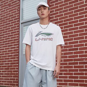 
Li Ning short-sleeved T-shirt men's 2026 summer loose round neck half-sleeved outdoor sports and leisure breathable shirt top