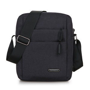 Men's bag messenger bag backpack shoulder bag Men's Korean casual waterproof water -proof canvas bag travel business small shoulder bag