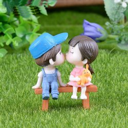 Micro Landscape Small Ornaments Zakka Mini Couple Style Pair of Dolls Figurines Crafts Bonsai Decorations