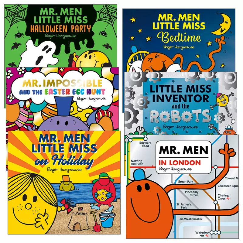 英語　Mr. Men & Little Miss 人気　シリーズ　87冊 洋書 美品】Mr. Men&Little Miss 87冊セット 箱付 英語 Amazon.com: Mr. Men