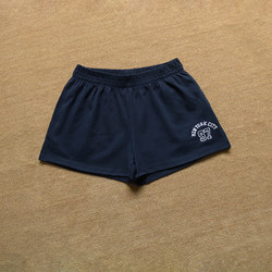 26-Year-Old American Retro Campus Style Embroidered Versatile Casual Shorts for Women, Three-Quarter Pants, Pear-Shaped Slimming Sports Shorts