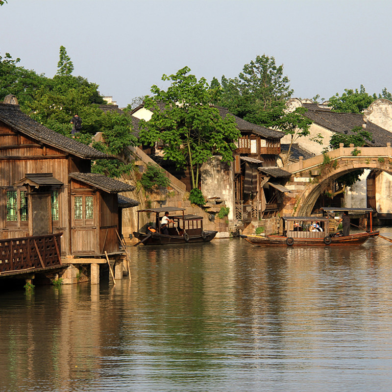 可选20小团『杭州+乌镇+西塘3天2晚纯玩』4/5钻酒店 赠双游船汉服