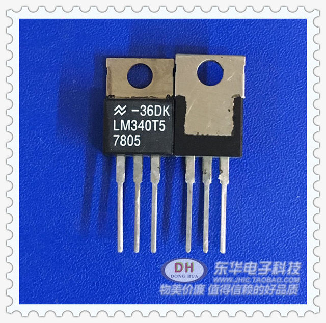 Lm340t5 Power Tube Lm7805 Three Terminal Voltage Regulator Tube L7805cv New Old Age Current 1a