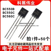 Mới cắm trực tiếp bóng bán dẫn BC550C BC550 BC560C BC550B TO-92 bóng bán dẫn điện