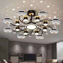 Living Room Chandelier, Modern, Simple and Elegant, Main Light, 2025 New Model, Ceiling Light, Light Luxury Lighting Combination, Whole House Package