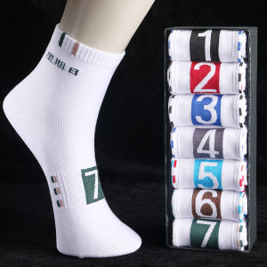 Men's socks in the summer socks in summer cotton socks, deodorized sweat, sweat, sucking sports socks, autumn and winter men's socks, waist personality long sock tide
