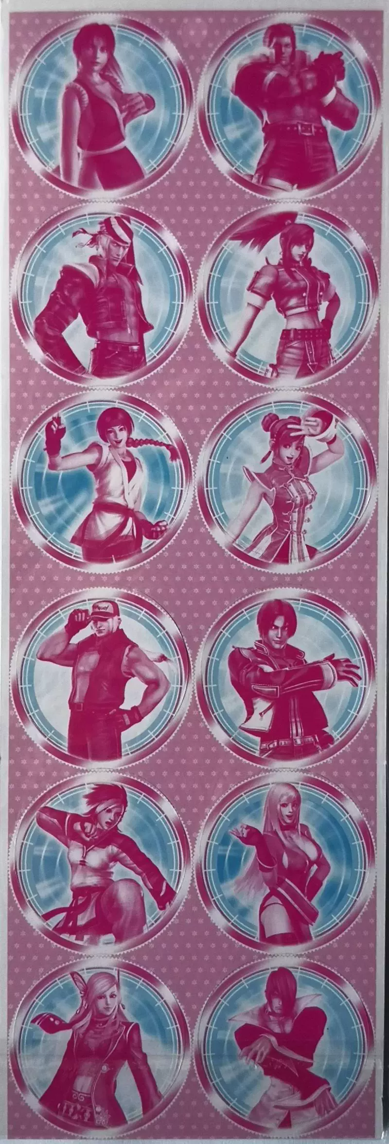 收藏者福音绝版拳皇2001圆卡镭射闪卡片超级老版原始啪叽再产2008