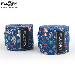 Fluory Boxing Bandages Elastic 5m Aquatic Plant Print Sanda Fighting Training Muay Thai Hand Wraps