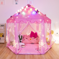 Children's Tent Playhouse, Breathable, Large Space, Princess Tent, Birthday Gift for Boys and Girls, Educational Toy, Separate Bed