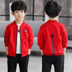 Children's Outerwear Children's Clothing 2022 New Models for Older Children Tops New Spring and Autumn Boys' Sportswear Casual Wear Korean Style