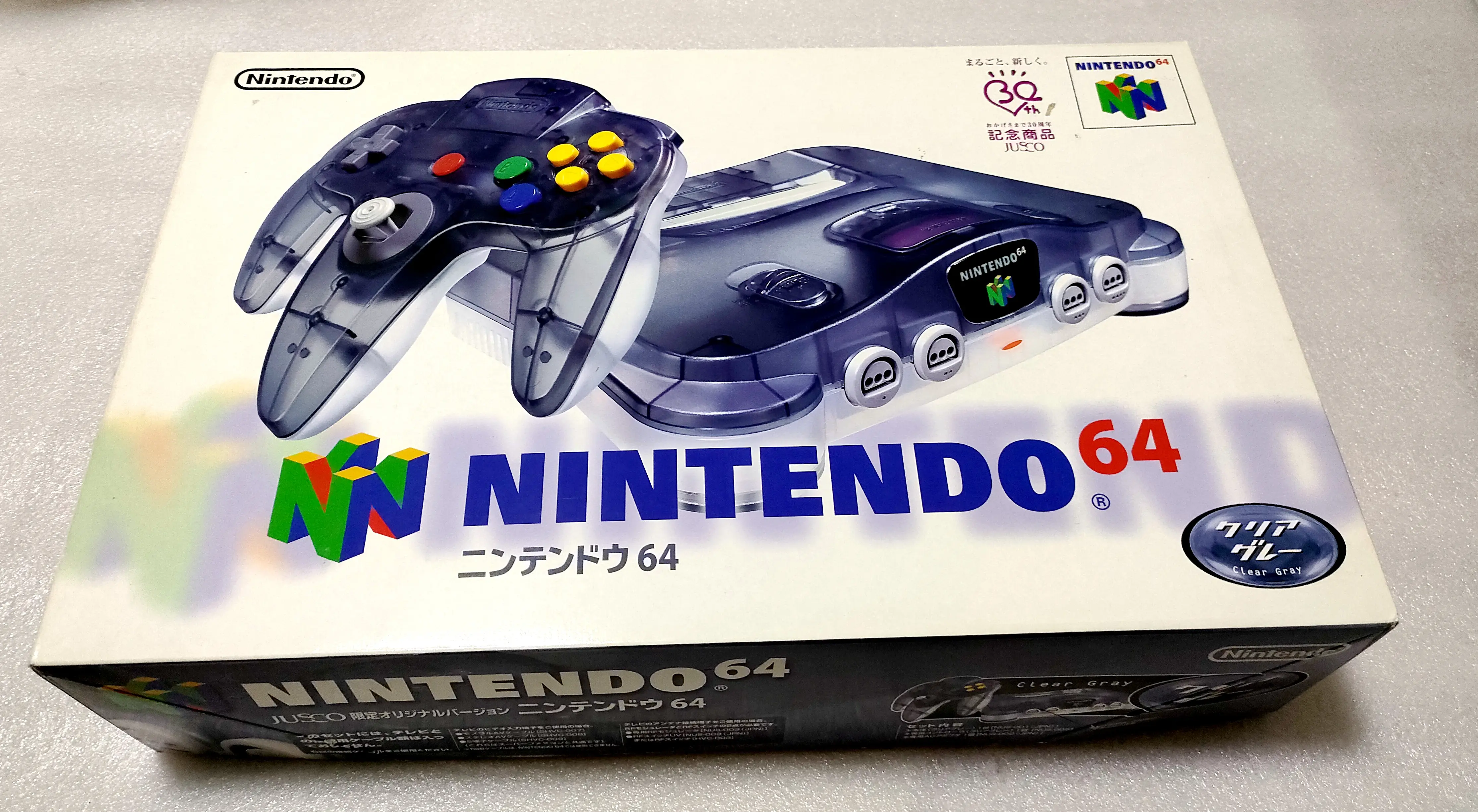 日本原裝N64主機 JUSCO 30週年限定 金色遊戲機單機標配