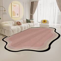 Simple Living Room Carpet, Coffee Table Rug, Sofa Floor Mat, Bedroom Bedside Household Dirt-Resistant Non-Slip Mat, Large Area Carpet