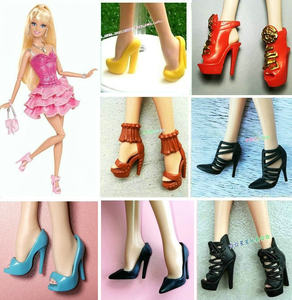 Zhengzhang Cargo Mansion Baba 6 -point doll, toy, clothing accessories Shoes, collection version ST supermodel FR high heels