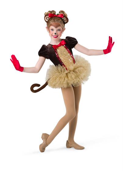 
Rui Qier's new children's costumes for children's National Day animal monkey stage role-playing tutu skirt