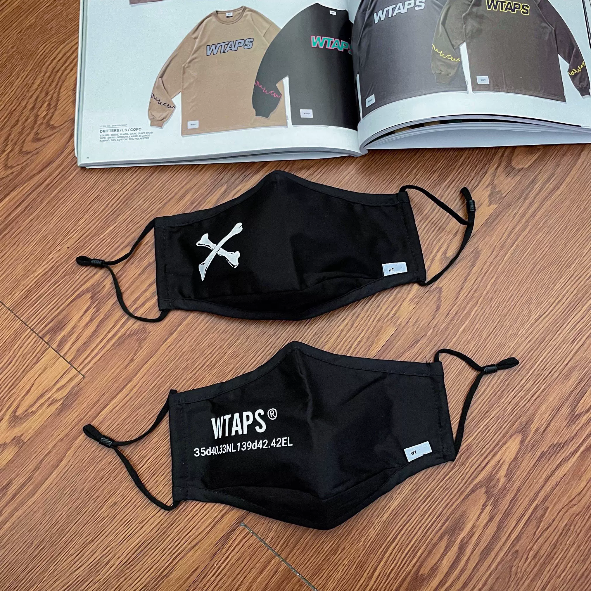 现货WTAPS PVI MASK 日系可调节潮流纯棉防尘防风口罩面罩21AW-Taobao