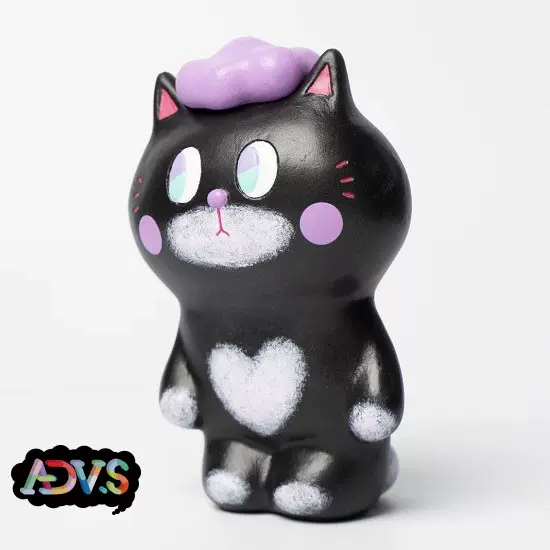 现货UNBOX KIYO NEKO KIYO 金鱼猫全黑版公仔