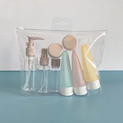 Travel Eleven-Piece Set of Cosmetic Bottles, Plastic Bottles, Lotion Bottles, Toner Bottles, Spray Bottles, Shampoo Bottles