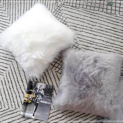 Plush Pillow, Home Cushion Cover, Pillow with Core, Sofa Lumbar Cushion, Office Chair, Bedside, Model Room, Square Shape